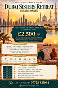 Trip to Dubai 1st -6th November 2027